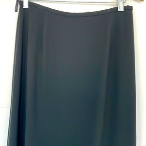 Banana Republic Long Black Skirt, Fully Lined, Size 10